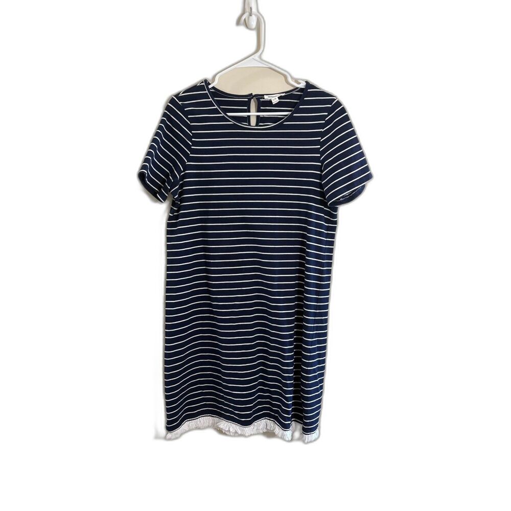 BeachLunchLounge short sleeve striped shift dress Size Large